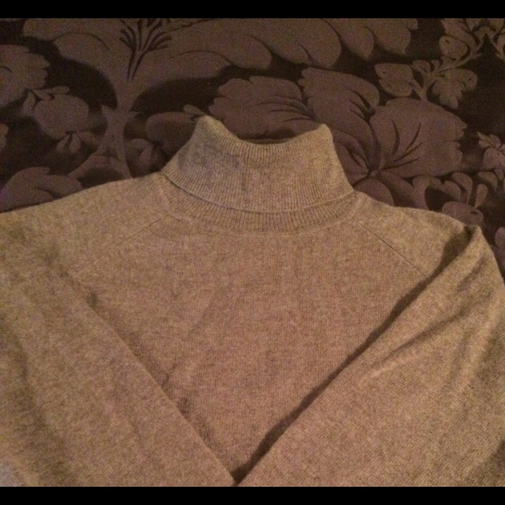 Cashmere sweater.